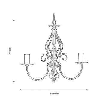 TUSCANY SES PENDANT IVORY