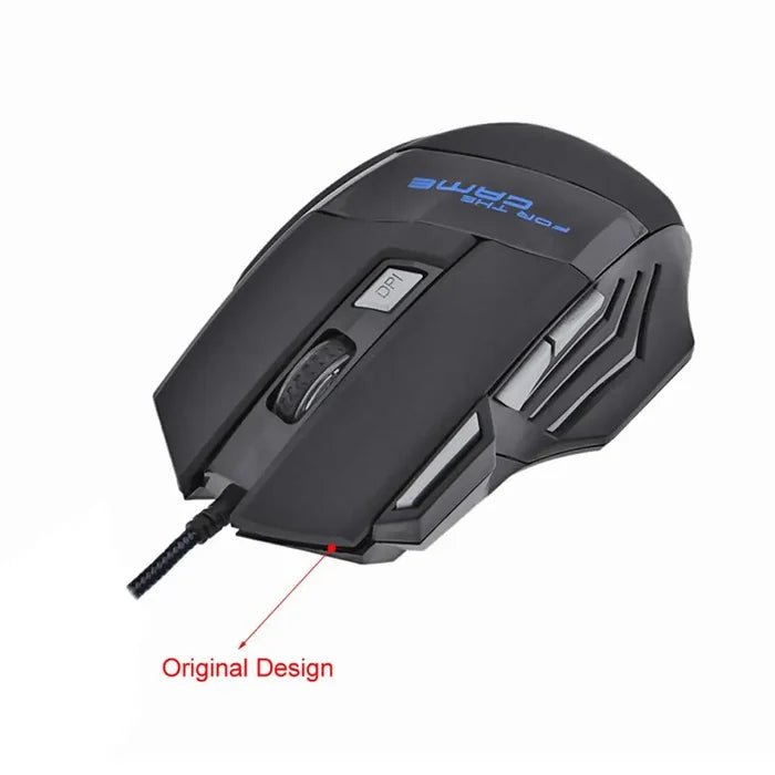 Usb Wired Gaming Mouse 7 Button Backlit Ergonomic Comfort