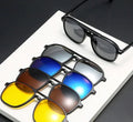 Vielseitige Unisex Sonnenbrille – 6-in-1 Design, UV400 Schutz, für jeden Anlass 0