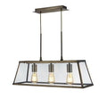 Voyager 3Lt Bar Pendant - Antique Brass