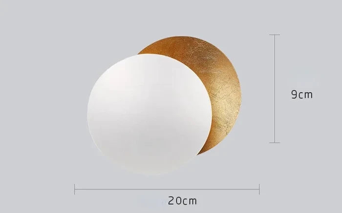 A  white 20cm / warm light