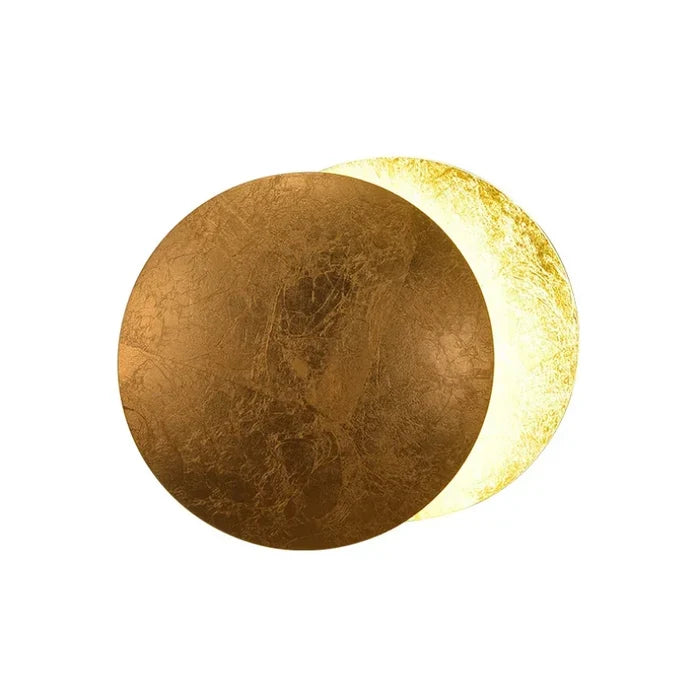 Wall Sconce Light Round Eclipse Modern Wall Lamp Iron Construction Ambient Bedside Decor Fall 2026
