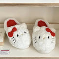 Warm Unisex Slippers - Plush-Lined, Plush Fabric, Indoor Home Wear For Autumn And Winter