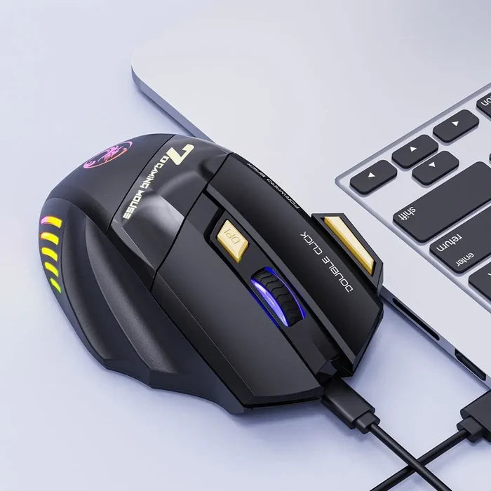 Wireless Gaming Mouse 3200DPI Dual Mode Rechargeable