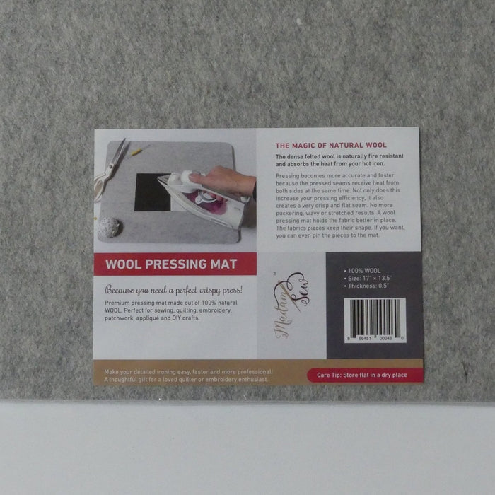 Wool Pressing Mat by Madam Sew