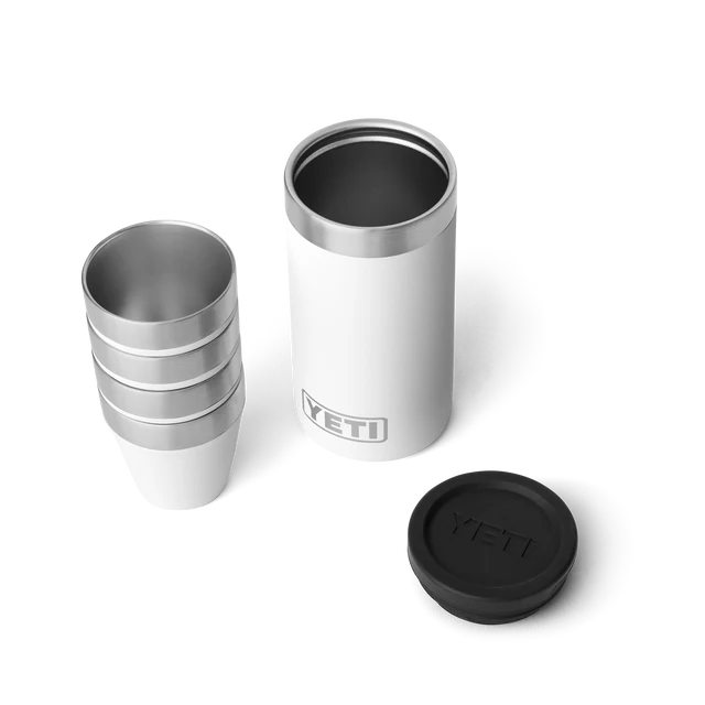 Yeti Shot Glasses and Case White