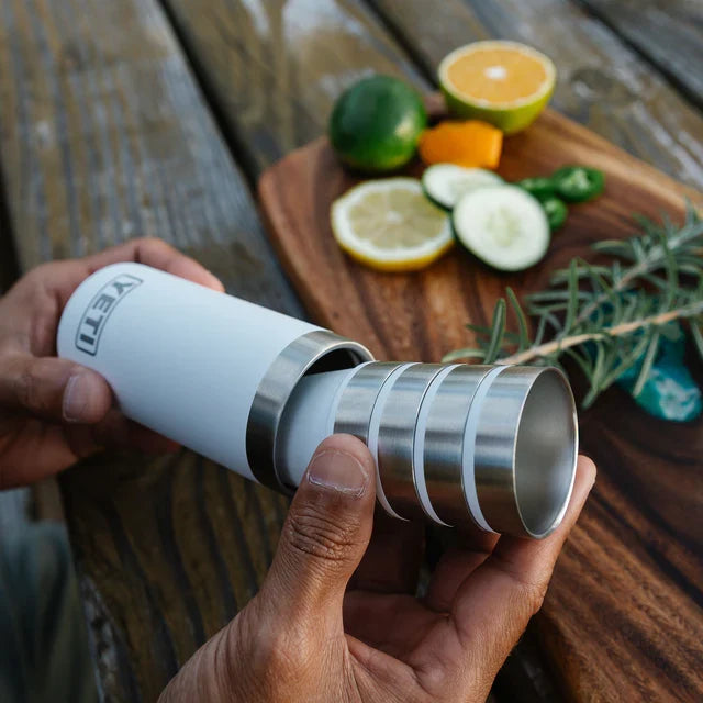 Yeti Shot Glasses and Case White
